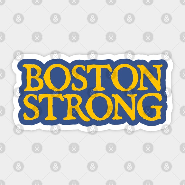 Boston Strong Sticker by  hal mafhoum?